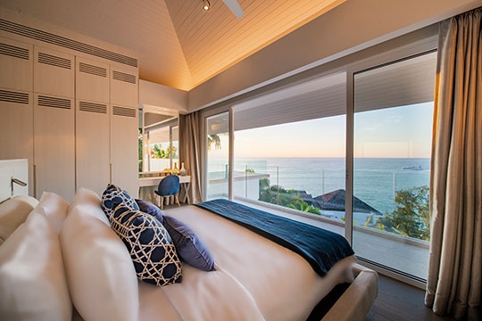 Guest bedroom three with breathtaking scenery